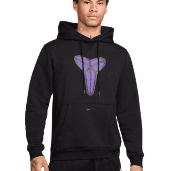 NIKE KOBE HOODIE MENS SIZE XXL BLACK PULLOVER HOODIE DRI-FIT HF0066-010 NWT RARE - Picture 1 of 5